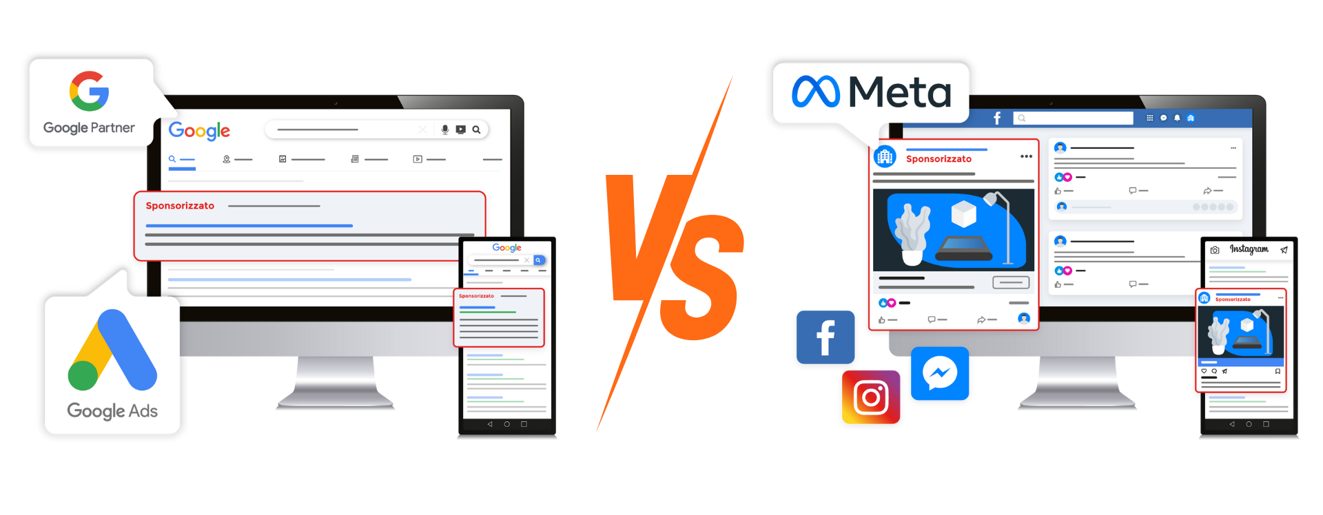 Differenze tra le campagne Meta Ads e Google Ads