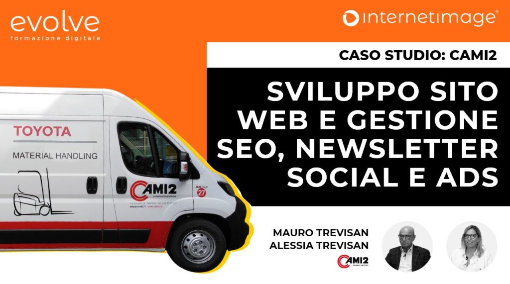 Sviluppo sito web e gestione SEO, newsletter, social e Google Ads per CAMI2, Padova