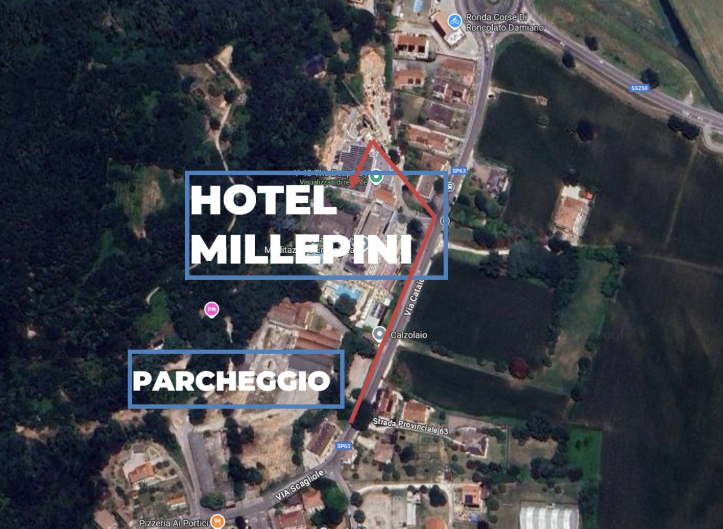 Parcheggio evento Internetimage